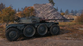 Танк Panhard EBR 40 ter для режима «Шквальный огонь» WOT