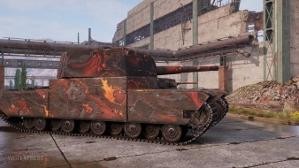 2D-стиль «Пламя безумия» в Мире танков