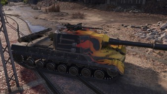 2D-стиль «Пламя » из 1.23.1 World of Tanks