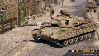 Новый танк Vickers Mark 3 на супертесте Мира танков