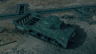 Минный тральщик Sherman Crab в World of Tanks