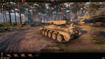 COMRES 75 — прем СТ 6 лвл Великобритании в World of Tanks