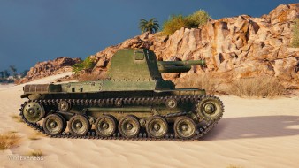 Скриншоты танка Type 1 Ho-Ni II в World of Tanks