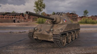 Танк Škoda T 17 из обновления 1.26 World of Tanks