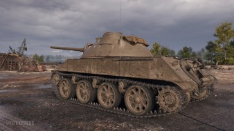 Танк Škoda T 17 из обновления 1.26 World of Tanks