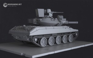 Новая визуальная моделька для танка XM551 Sheridan