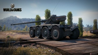 Официальные скриншоты первого колёсного танка World of Tanks