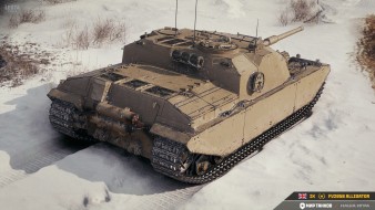 Скриншоты и ТТХ танка для Сборочного цеха FV205b Alligator в Мире танков