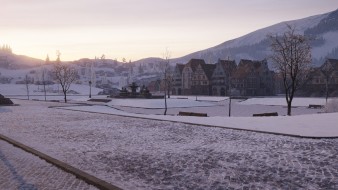 Скриншоты новой карты Снежный курорт в Мире танков