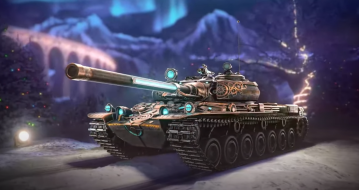 Заставки открытия Новогодних коробок 2025 в World of Tanks