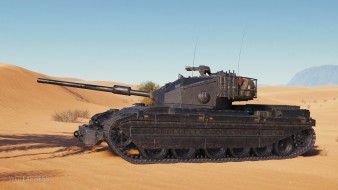 3D-стиль «Британская сталь» на Centurion Action X в World of Tanks