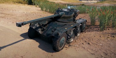 Видео геймплея колёсной техники в World of Tanks