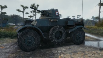 Колёсный премиум танк AM 39 Gendron-Somua в обновлении 1.4 World of Tanks