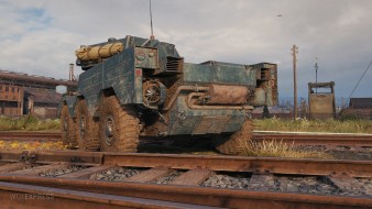 Старая модель Panhard AML Lynx 6x6 в World of Tanks