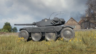 Старая модель Panhard EBR 105 в World of Tanks