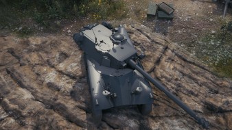 Старая модель Panhard EBR 105 в World of Tanks