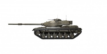 На супертесте World of Tanks появился танк M48A2/T54E2/T123E6 