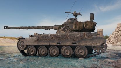 3D-стиль «Випер нуар» на танк AMX 13 105.