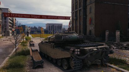 Внешний вид танка Цербер из режима «Мирный-13» в World of Tanks