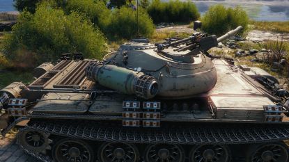 Внешний вид танка Малахит из режима «Мирный-13» в World of Tanks