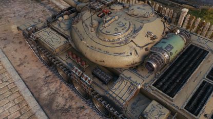Внешний вид танка Малахит из режима «Мирный-13» в World of Tanks