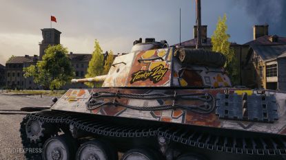 Скриншот 2D-стиля «День танкиста Mk. I» (белый)