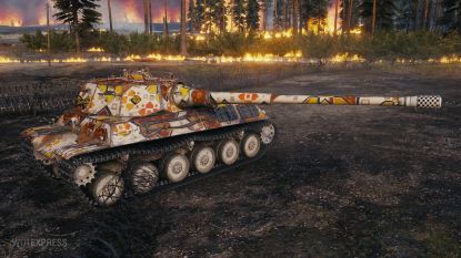 Скриншот 2D-стиля «День танкиста Mk. I» (белый)
