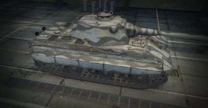 Стиль «Сделано в Германии» Зимний белый World of Tanks