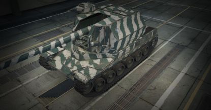 Стиль «Сделано во Франции» Зимний белый World of Tanks