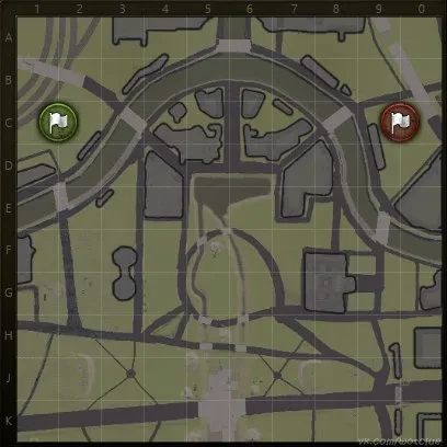 Карта «Берлин» на супертесте World of Tanks. Карта «Берлин» на супертесте World of Tanks.