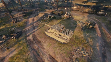 Новый премиум танк Turtle Mk. I на супертесте World of Tanks