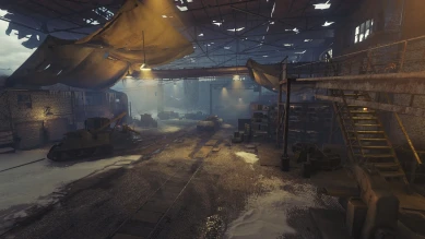 Новый ангар «Hangar Battle Royale» под событие «Стальной охотник» World of Tanks Новый ангар «Hangar Battle Royale» под событие «Стальной охотник» World of Tanks