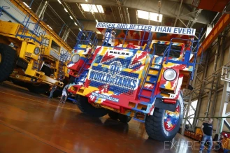 Wargaming и БелАЗ представили 90-тонный самосвал в камуфляже WG Fest: День танкиста