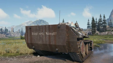 Показ трёх гоночных болидов для режима «Большие гонки» WoT