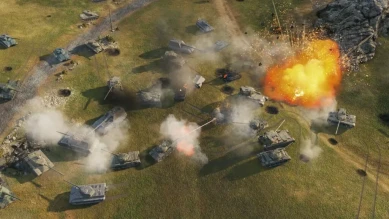 Как стрелять за круг отображения на Линии Фронта World of Tanks