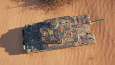 Новый камуфляж «Кохаку» из январского патча 1.7.1 World of Tanks