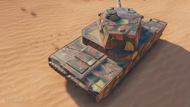 Новый камуфляж «Кохаку» из январского патча 1.7.1 World of Tanks