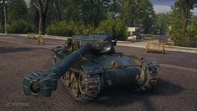 Скриншоты Bat Chatillon Bourrasque с супертеста World of Tanks