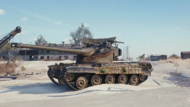 Добротный 3D-стиль на танк AMX 50 B в World of Tanks