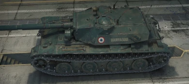 Скриншоты HD модели танка Bat.-Châtillon Bourrasque в World of Tansk
