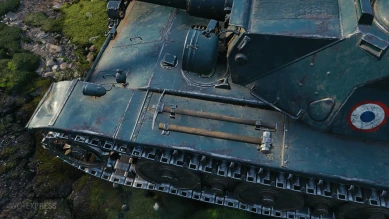 Скриншоты HD модели танка Bat.-Châtillon Bourrasque в World of Tansk