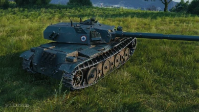 Скриншоты HD модели танка Bat.-Châtillon Bourrasque в World of Tansk