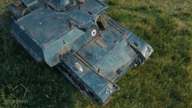 Скриншоты HD модели танка Bat.-Châtillon Bourrasque в World of Tansk