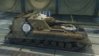 Большая декаль EviL GrannY c «Битвы блогеров» 2020 WOT