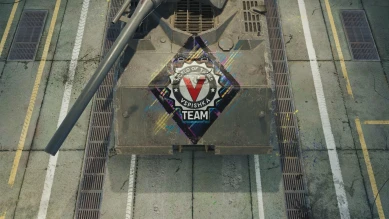 Большая декаль Vspishka c «Битвы блогеров» 2020 WOT