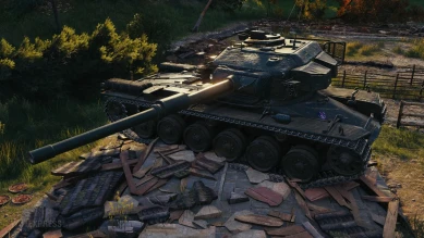 Скриншоты HD модели Strv K в World of Tanks