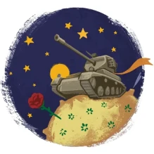 Две большие декали в пакете «Космос» Twitch Prime World of Tanks