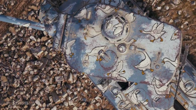 Уникальный стиль «Спаситель Рима» на танк M6A2E1 в World of Tanks Уникальный стиль «Спаситель Рима» на танк M6A2E1 в World of Tanks