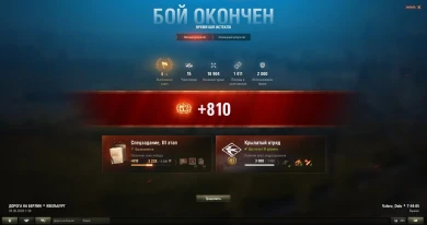 Обновленный дизайн послебоевой статистики «Дорога на Берлин» World of Tanks