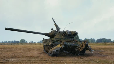 3D-стиль «Шторм» на танк TVP T 50/51 для второго сезона Боевого пропуска World of Tanks